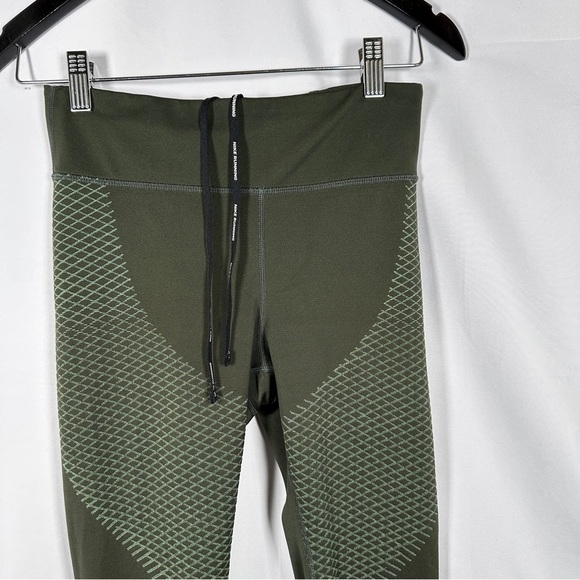 Nike Zonal Strength 3/4 Compression Training Tights Olive Green M Running Gym - Picture 8 of 15